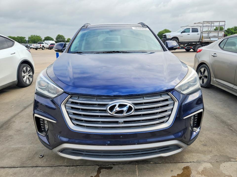 2017 Hyundai Santa fe VIN KM8SRDHF9HU167200 COPART salvage auction — HAIL, Az - Certificate Of Title (P), sold $4,450 on 2026-07-27 (photo 5)