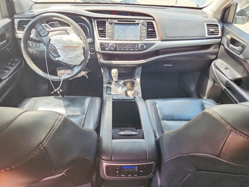 2019 Toyota Highlander VIN 5TDKZRFH4KS552410 COPART salvage auction — FRONT END, Al - Cert Of Title-Salvage Title (P), sold $10,500 on 2026-07-29 (photo 8)