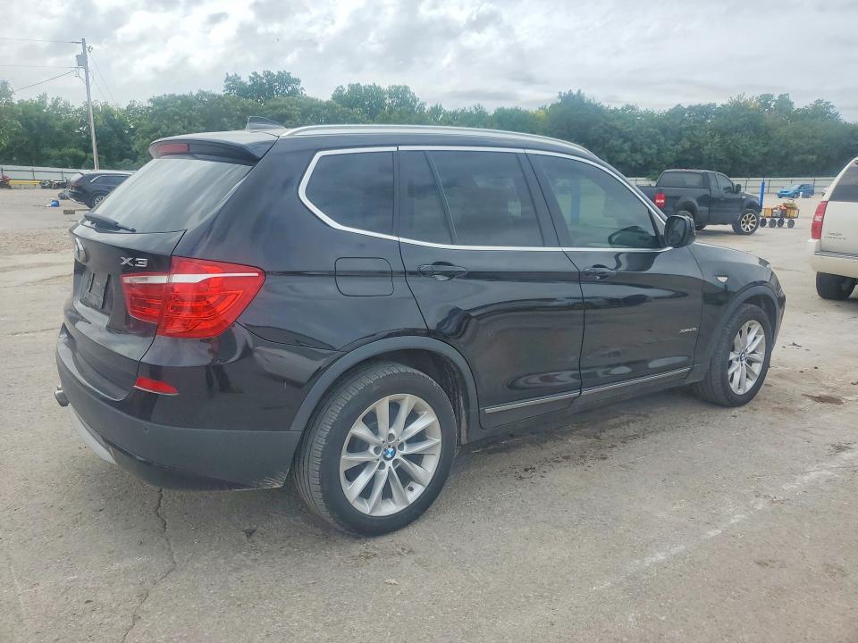 2013 BMW X3 VIN 5UXWX9C57D0A19167 COPART salvage auction — FRONT END, Ok - Certificate Of Title, sold $525 on 2026-07-09 (photo 3)