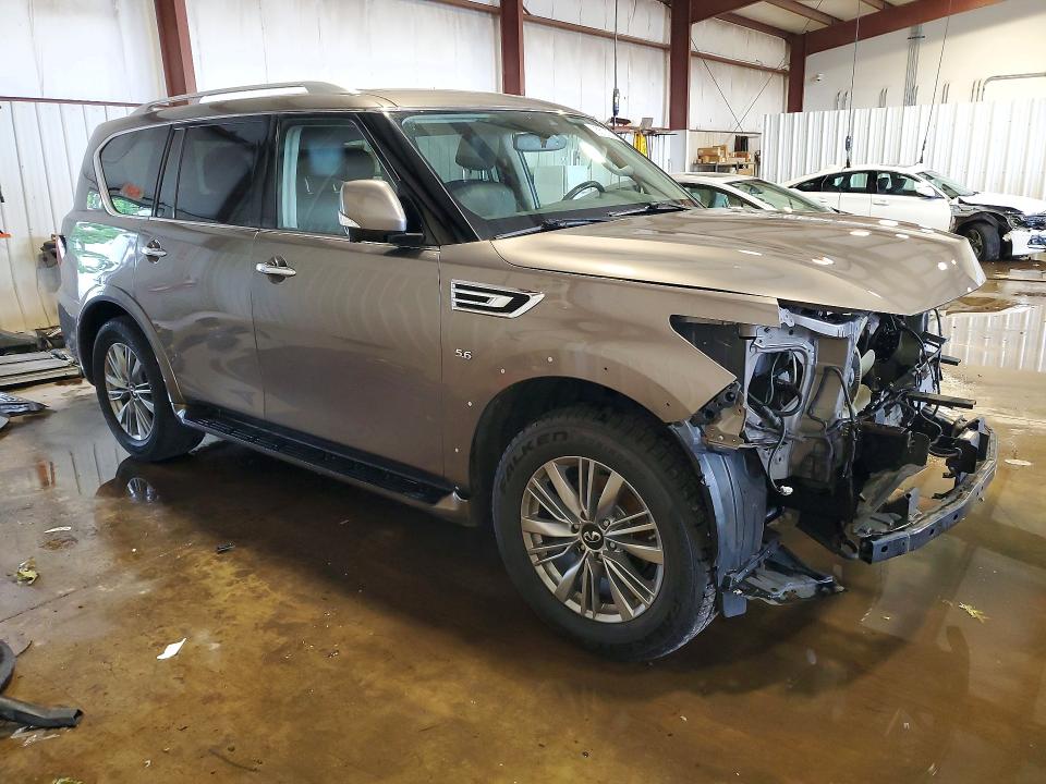 2019 Infiniti Qx80 VIN JN8AZ2NEXK9228102 COPART salvage auction — FRONT END, Pa - Certificate Of Salvage, sold $7,000 on 2026-07-14 (photo 4)