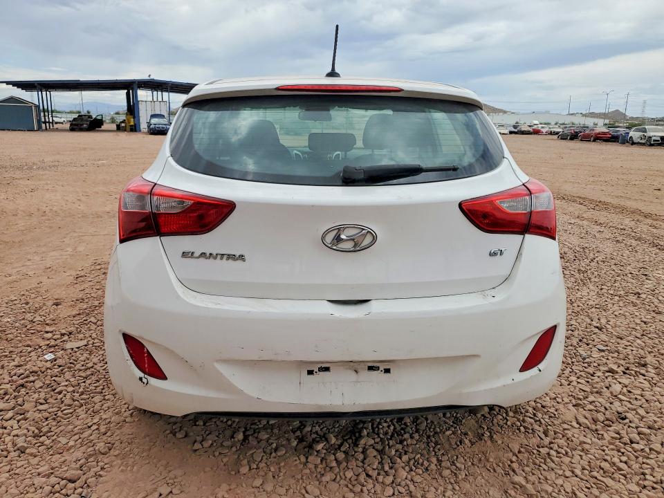 2017 Hyundai Elantra VIN KMHD35LH6HU380663 COPART salvage auction — MECHANICAL, Az - Certificate Of Title, sold $3,700 on 2026-07-28 (photo 6)