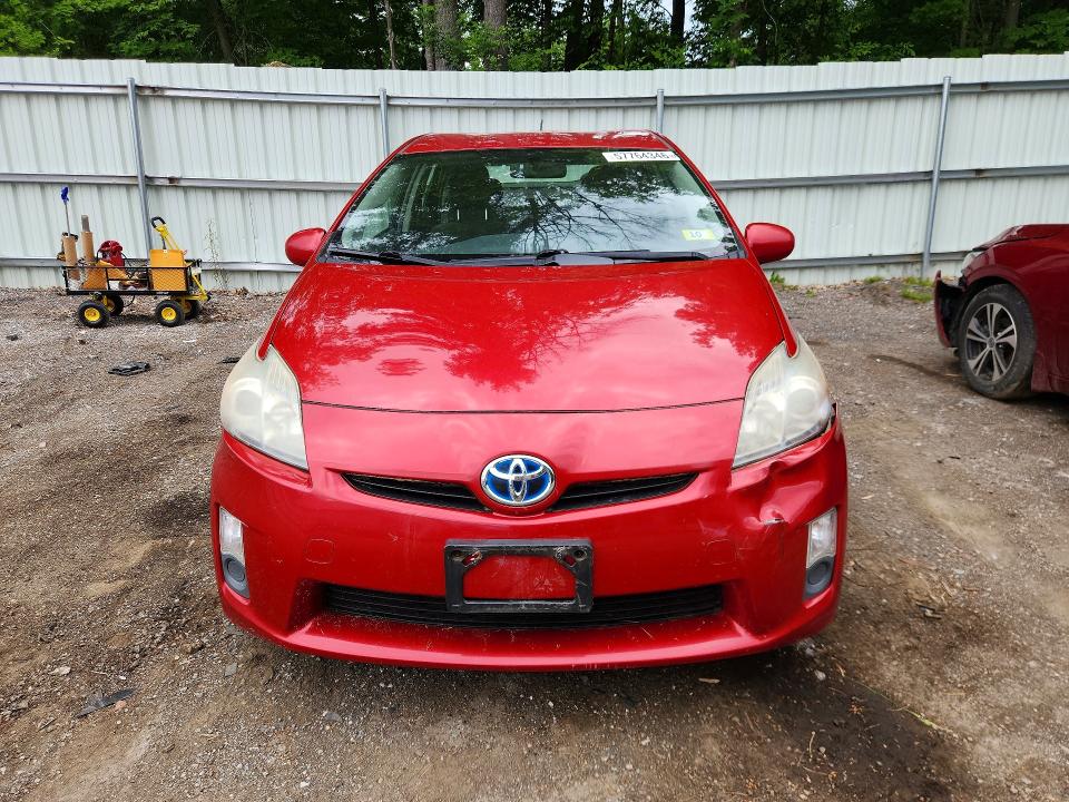 2011 Toyota Prius VIN JTDKN3DU9B0310045 COPART salvage auction — FRONT END, Vt - Certificate Of Title, sold $825 on 2026-07-20 (photo 5)