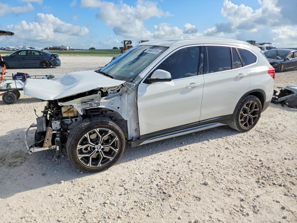 2021 BMW X1 VIN WBXJG7C01M5S08629 COPART salvage auction — FRONT END, Tx - Salvage Vehicle Title, sold $4,650 on 2026-07-23 (photo 1)