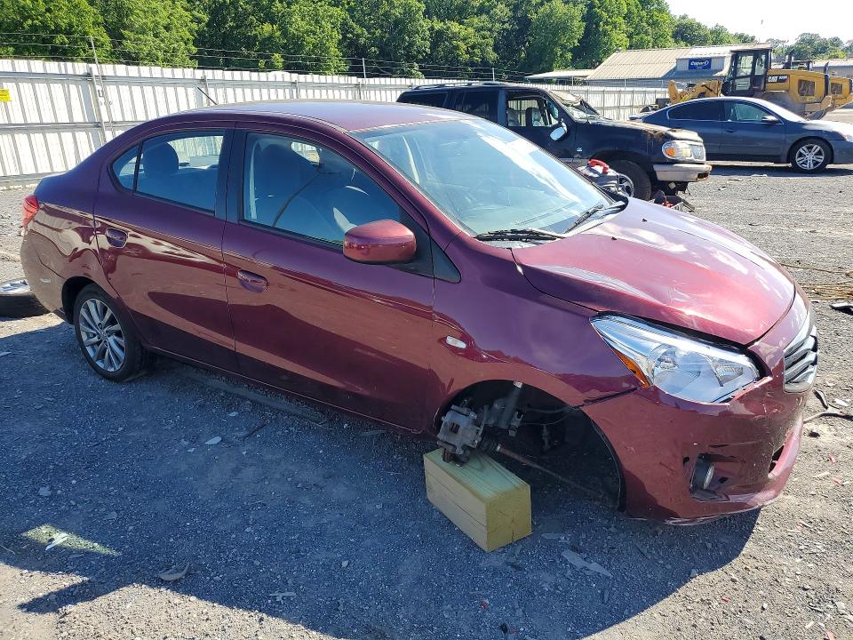 2018 Mitsubishi Mirage VIN ML32F3FJ4JHF05783 COPART salvage auction — UNDERCARRIAGE, Pa - Certificate Of Salvage, sold $2,050 on 2026-07-02 (photo 4)