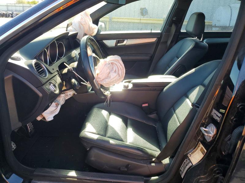 2012 Mercedes-benz C-klasse VIN WDDGF4HB7CA637448 COPART salvage auction — MECHANICAL, Az - Cert Of Title - Salvage, sold $250 on 2026-08-14 (photo 7)
