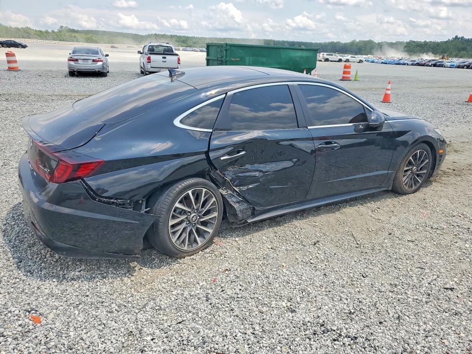 2022 Hyundai Sonata VIN KMHL34J24NA179507 COPART salvage auction — SIDE, Ga - Certificate Of Title (P), sold $7,300 on 2026-07-23 (photo 3)