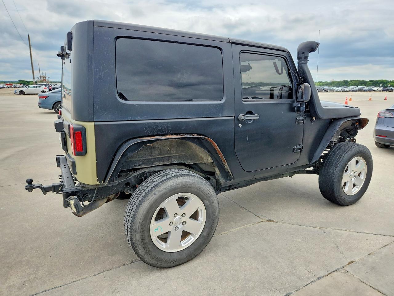 2010 Jeep Wrangler VIN 1J4AA2D14AL216900 COPART salvage auction — Normal Wear, TX - CERTIFICATE OF TITLE, sold $3,200 on 2026-07-03 (photo 3)