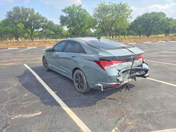 2022 Hyundai Elantra VIN KMHLM4AG8NU339816 COPART salvage auction — REAR END, TX - CERTIFICATE OF TITLE (P), sold $4,000 on 2026-07-23 (photo 3)
