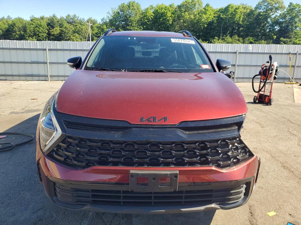2025 Kia Sportage VIN 5XYK6CDF1SG263294 COPART salvage auction — FRONT END, Nh - Cert Of Title-Salvage, sold $7,300 on 2026-07-28 (photo 5)