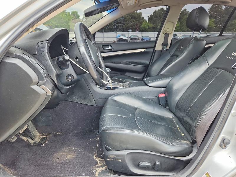 2012 Infiniti G VIN JN1CV6AR4CM970965 COPART salvage auction — REAR END, Il - Salvage Certificate, sold $400 on 2026-07-14 (photo 7)