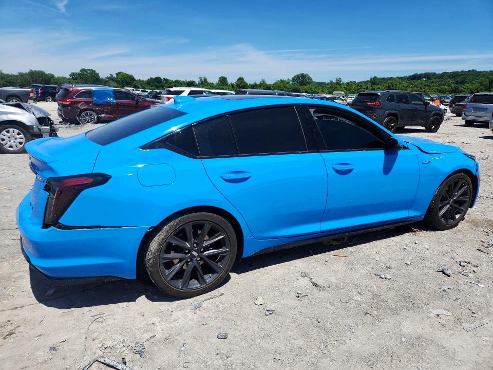 2023 Cadillac Ct5 VIN 1G6DR5RW3P0135028 COPART salvage auction — SIDE, Il - Salvage Certificate, sold $7,200 on 2026-08-03 (photo 3)