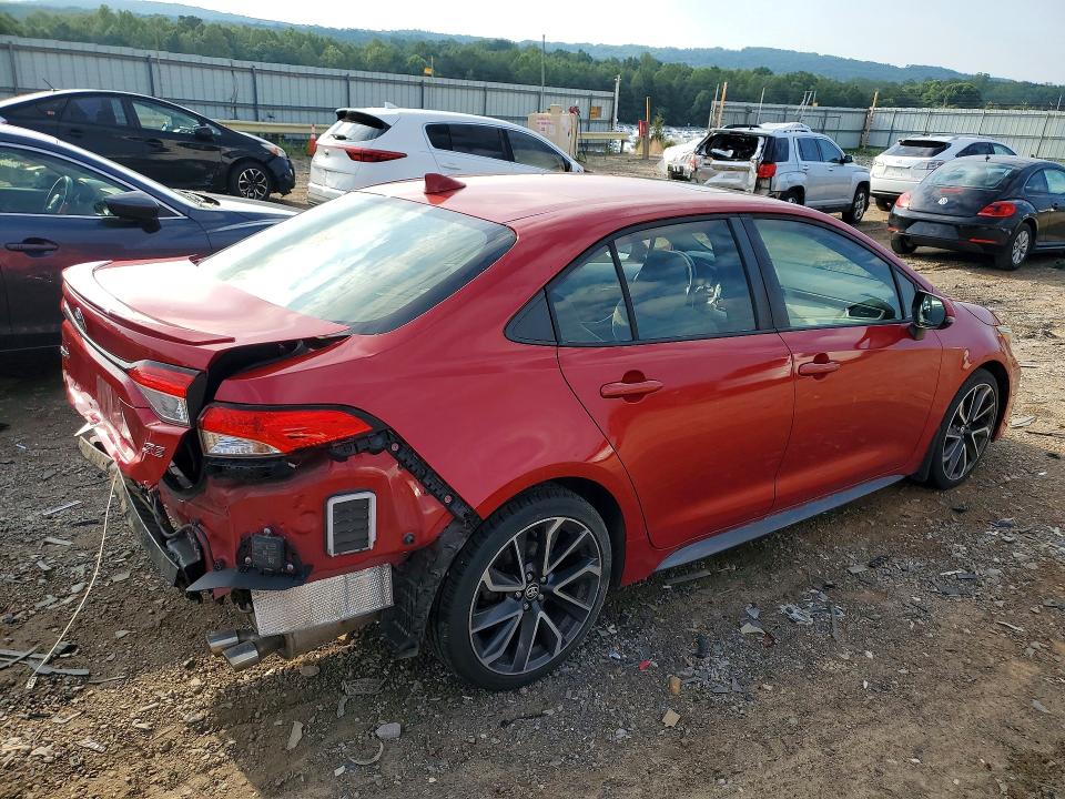 2020 Toyota Corolla VIN JTDP4RCE5LJ008253 COPART salvage auction — REAR END, Va - Cert Of Title - Salvage, sold $5,600 on 2026-07-10 (photo 3)