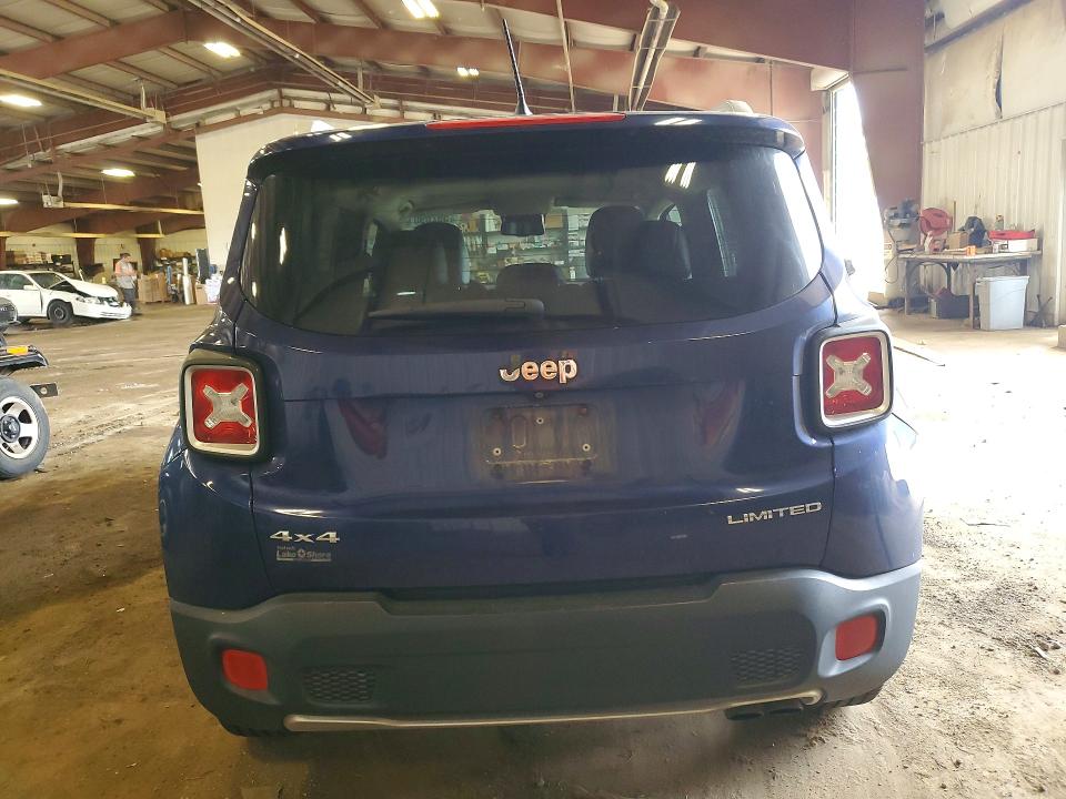 2016 Jeep Renegade VIN ZACCJBDT3GPC70449 COPART salvage auction — SIDE, MI - CERTIFICATE OF TITLE, sold $875 on 2026-07-31 (photo 6)