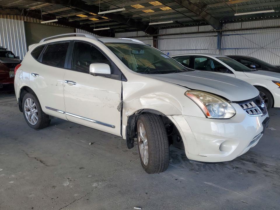 2012 Nissan Rogue sport VIN JN8AS5MT5CW290872 COPART salvage auction — SIDE, Ca - Salvage Certificate, sold $1,050 on 2026-07-02 (photo 4)