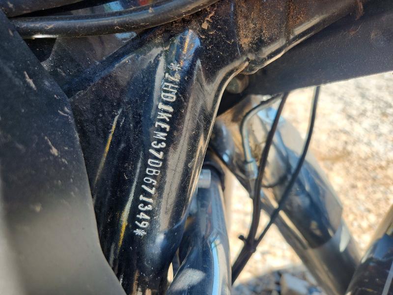 2013 Harley-davidson Flhtk VIN 1HD1KEM37DB671349 COPART salvage auction — ALL OVER, Ca - Salvage Certificate, sold $90 on 2026-07-09 (photo 9)