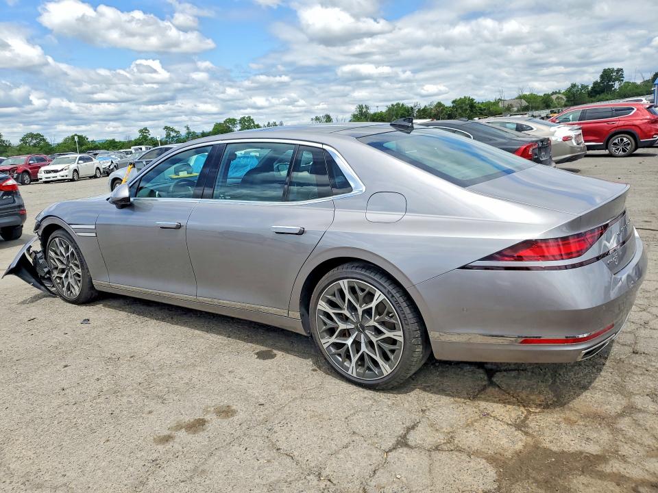 2023 Genesis G90 VIN KMTFC4SD9PU031566 COPART salvage auction — FRONT END, Pa - Certificate Of Salvage, sold $25,250 on 2026-07-02 (photo 2)
