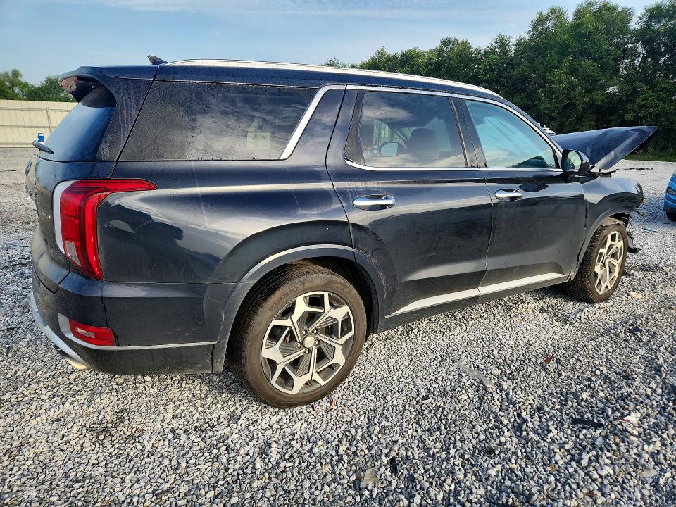 2021 Hyundai Palisade VIN KM8R7DHE5MU176918 COPART salvage auction — FRONT END, LA - CERT OF TITLE-SALVAGE, sold $4,150 on 2026-07-27 (photo 3)