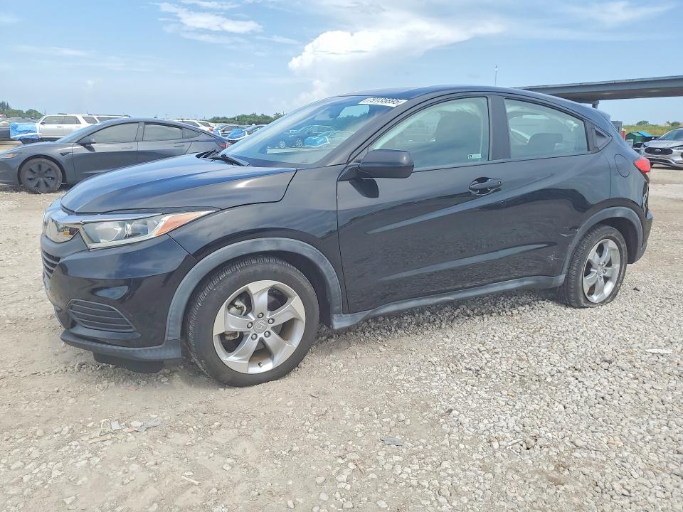 2019 Honda Hr-v VIN 3CZRU5H32KG708833 COPART salvage auction — SIDE, Fl - Cert Of Title Slvg Rebuildable, sold $7,300 on 2026-07-09 (photo 1)