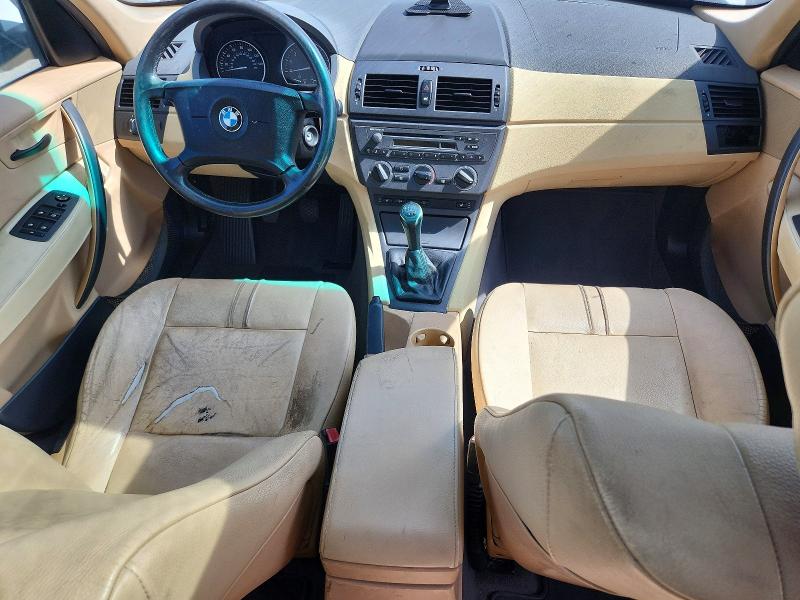 2004 BMW X3 VIN WBXPA73484WA77582 COPART salvage auction — NORMAL WEAR, CA - DIS/DLR/EXP ONLY CLEAN TITLE, sold $400 on 2026-07-16 (photo 8)