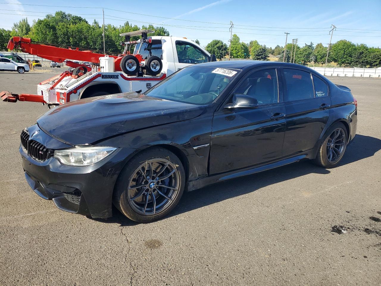 2015 BMW M3 VIN WBS3C9C51FP804316 — COPART salvage auction photo