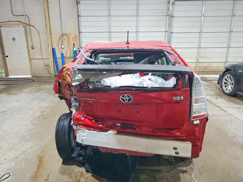 2011 Toyota Prius VIN JTDKN3DU0B1368278 COPART salvage auction — REAR END, Tn - Salvage Certificate, sold $150 on 2026-07-28 (photo 6)