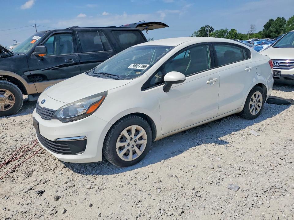 2016 Kia Rio VIN KNADM4A32G6597453 COPART salvage auction — HAIL, Mo - Salvage Certificate Of Title, sold $1,200 on 2026-07-20 (photo 1)
