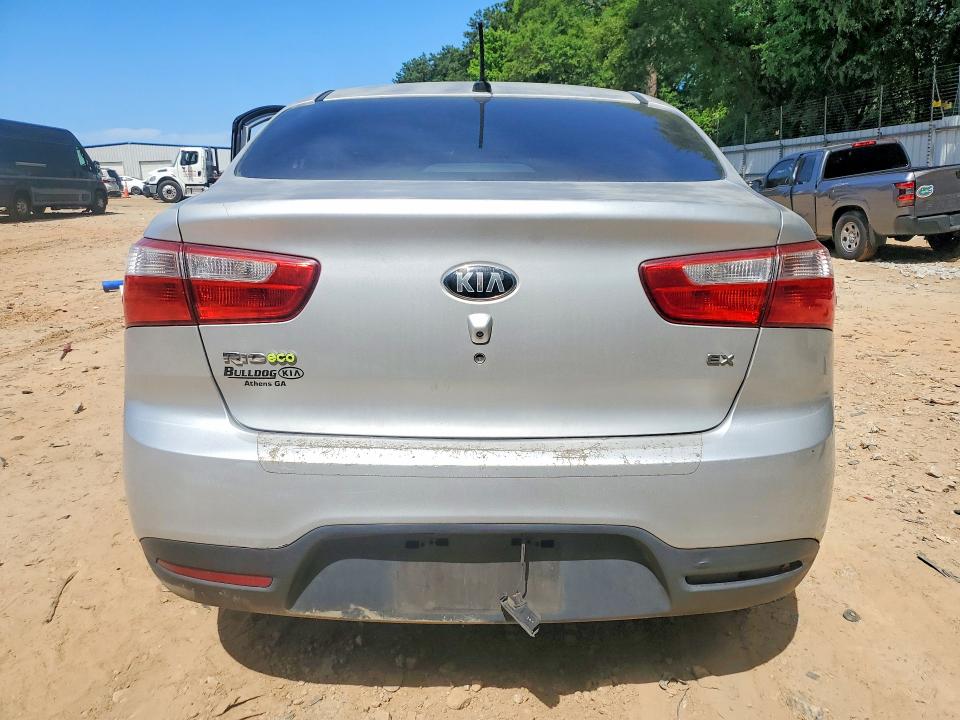 2013 Kia Rio VIN KNADN4A39D6305435 COPART salvage auction — SIDE, GA - CERT OF TITLE-SALVAGE, sold $275 on 2026-07-10 (photo 6)