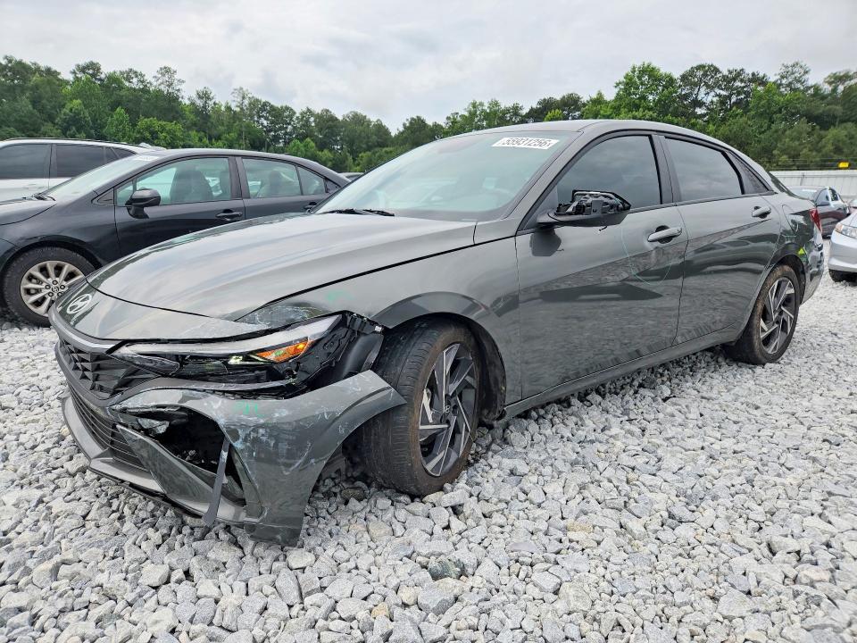 2025 Hyundai Elantra VIN KMHLM4DG8SU981959 COPART salvage auction — FRONT END, Ga - Cert Of Title-Salvage, sold $6,200 on 2026-07-30 (photo 1)