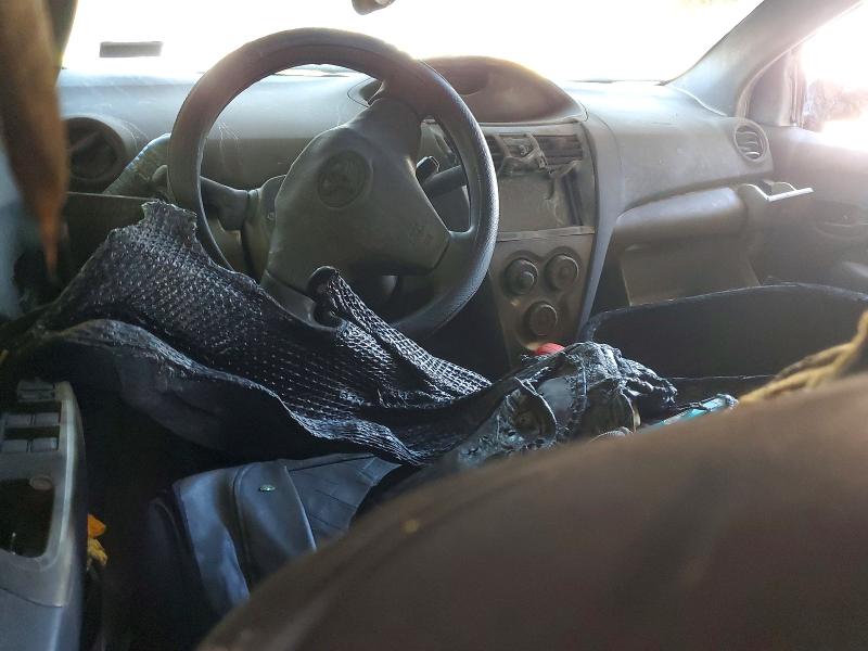2010 Toyota Yaris VIN JTDBT4K38A4068264 COPART salvage auction — BURN, CA - NON-REPAIRABLE VEHICLE CERT, sold $100 on 2026-07-09 (photo 8)