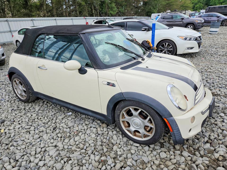 2006 Mini Cooper VIN WMWRH33546TK57773 COPART salvage auction — FRONT END, Nj - Cert Of Title-Salvage, sold $225 on 2026-07-20 (photo 4)