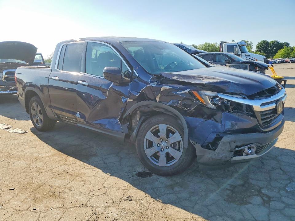 2020 Honda Ridgeline VIN 5FPYK3F79LB010459 COPART salvage auction — FRONT END, Pa - Certificate Of Salvage, sold $4,200 on 2026-07-02 (photo 4)