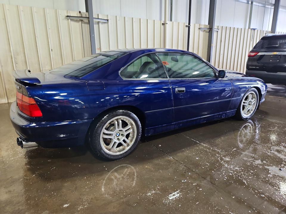 1992 BMW 8er VIN WBAEG1317NCB42654 COPART salvage auction — BURN, Mn - Cert Of Title-Salvage, sold $6,900 on 2026-07-21 (photo 3)