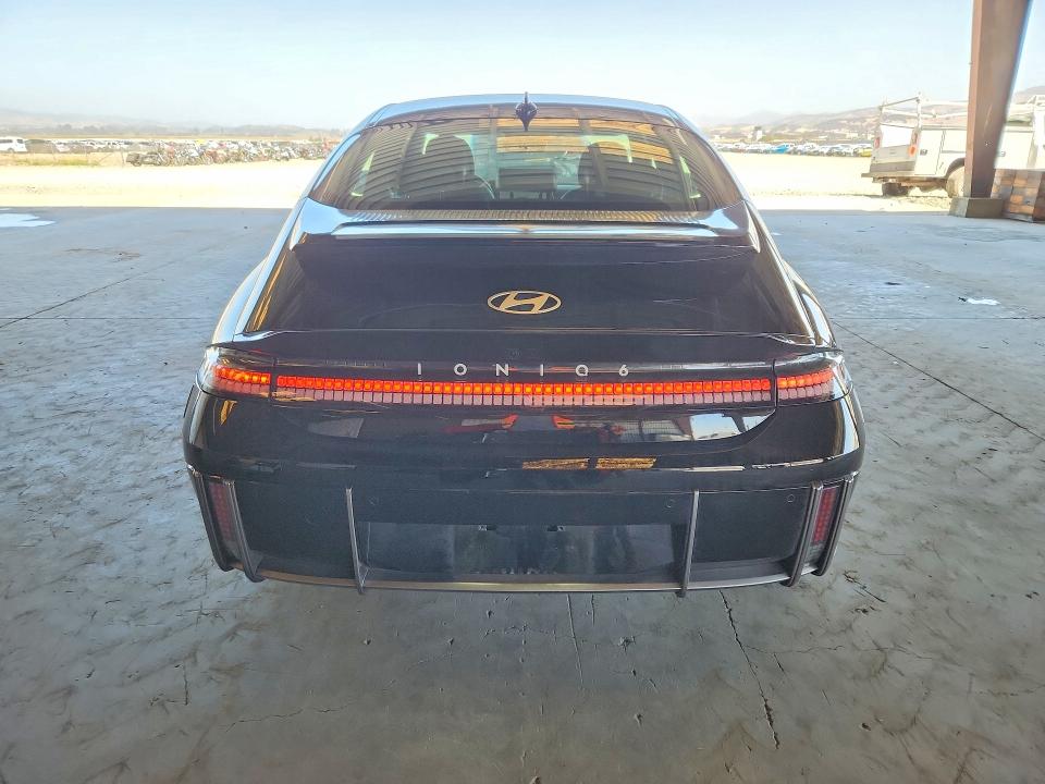 2025 Hyundai Ioniq 6 VIN KMHM34AA7SA083281 COPART salvage auction — REAR END, Ca - Salvage Certificate, sold $11,900 on 2026-07-09 (photo 6)