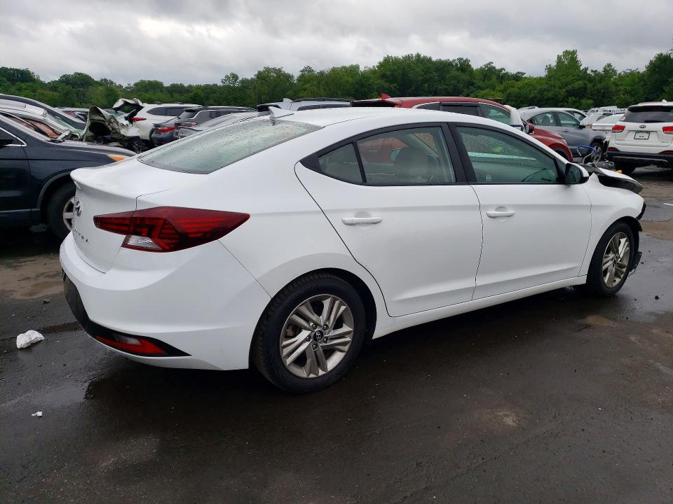 2019 Hyundai Elantra VIN 5NPD84LF4KH471852 COPART salvage auction — FRONT END, CT - CERT OF TITLE-SALVAGE, sold $1,100 on 2026-07-02 (photo 3)