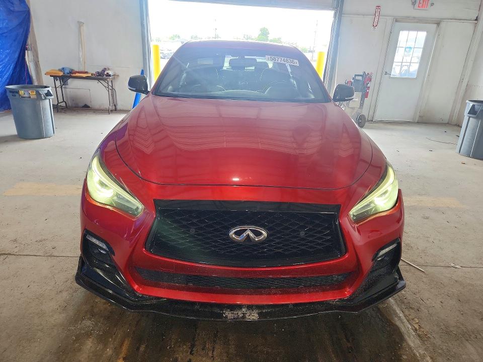 2021 Infiniti Q50 VIN JN1FV7DR4MM880490 COPART salvage auction — SIDE, Ky - Cert Of Title-Salvage, sold $8,700 on 2026-08-10 (photo 5)