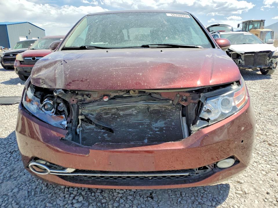 2016 Honda Odyssey VIN 5FNRL5H94GB079456 COPART salvage auction — FRONT END, Ut - Salvage Certificate, sold $3,150 on 2026-07-24 (photo 5)