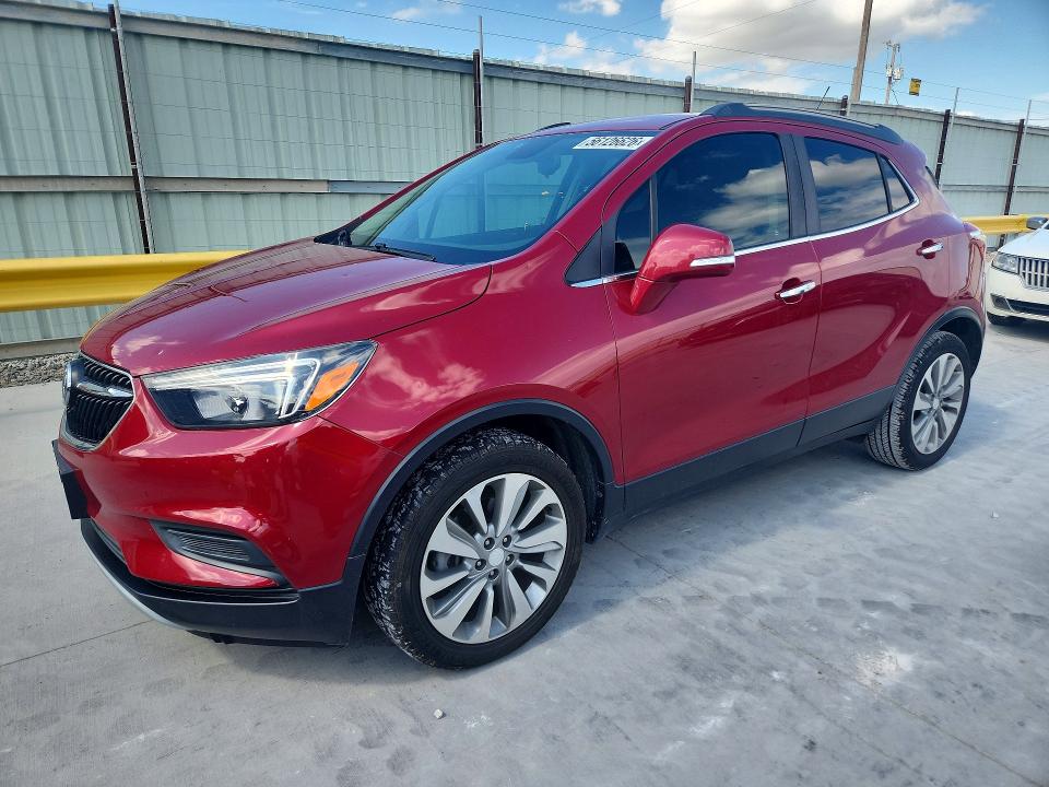 2018 Buick Encore VIN KL4CJASB2JB665559 COPART salvage auction — HAIL, Tx - Certificate Of Title, sold $5,000 on 2026-07-31 (photo 1)