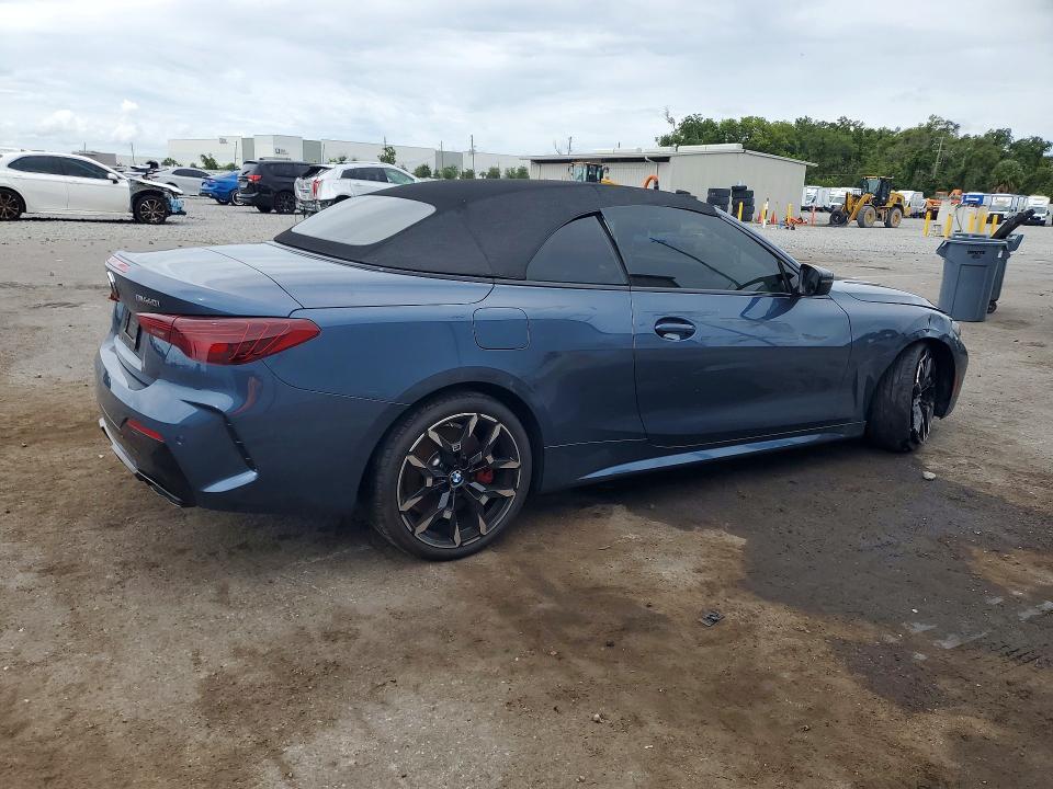 2026 BMW M4 VIN WBA73DB02TCW85354 COPART salvage auction — SIDE, Fl - Cert Of Title Slvg Rebuildable, sold $29,250 on 2026-09-04 (photo 3)