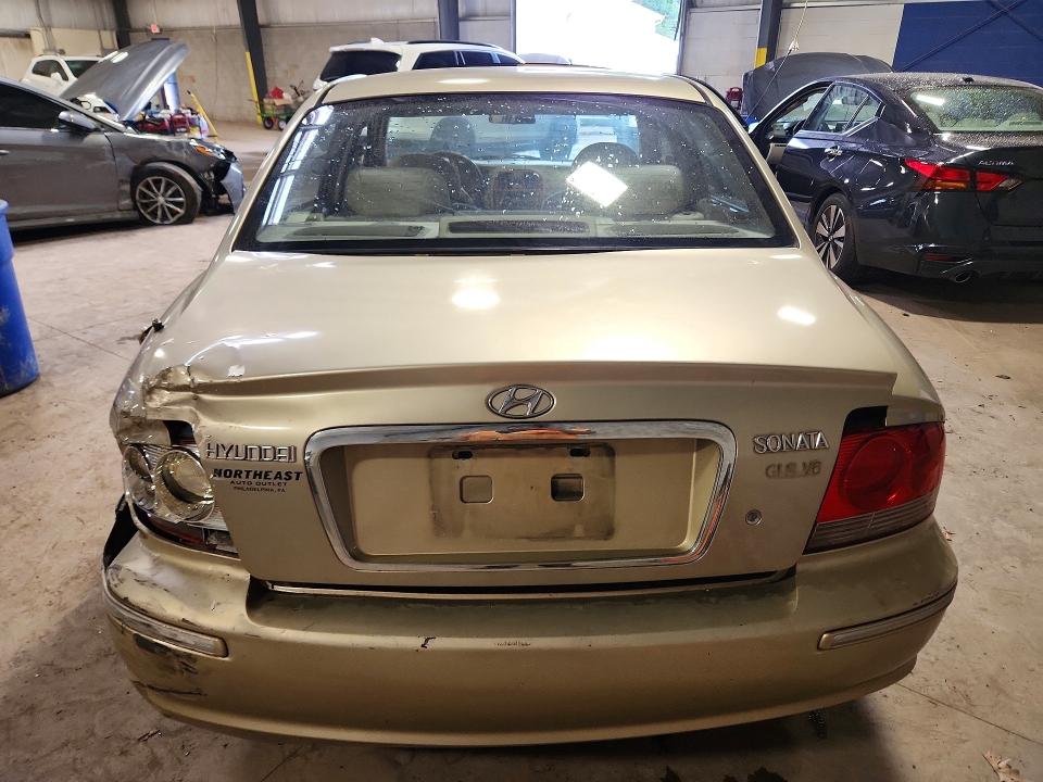 2002 Hyundai Sonata VIN KMHWF35H62A661808 COPART salvage auction — REAR END, Pa - Certificate Of Salvage, sold $425 on 2026-07-13 (photo 6)