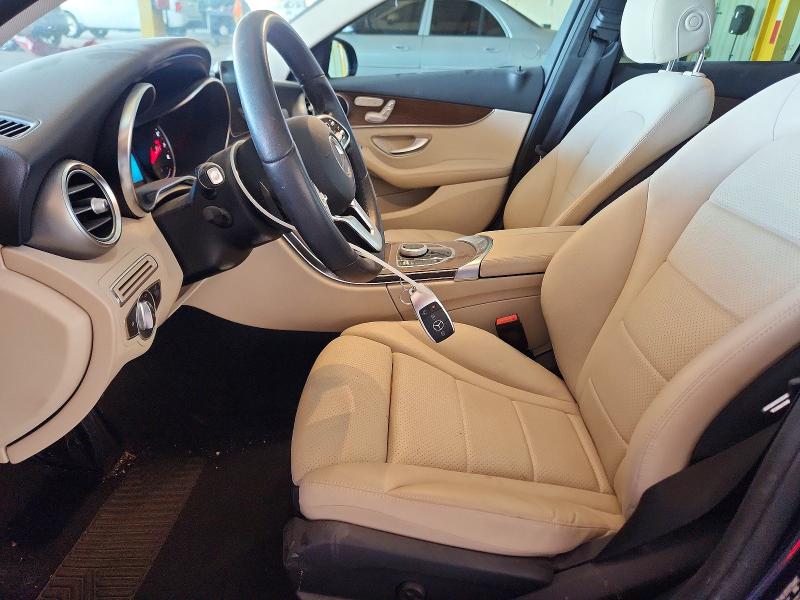 2019 Mercedes-benz C-klasse VIN WDDWF8DB9KR482992 COPART salvage auction — FRONT END, Az - Cert Of Title - Salvage, sold $8,400 on 2026-07-27 (photo 7)