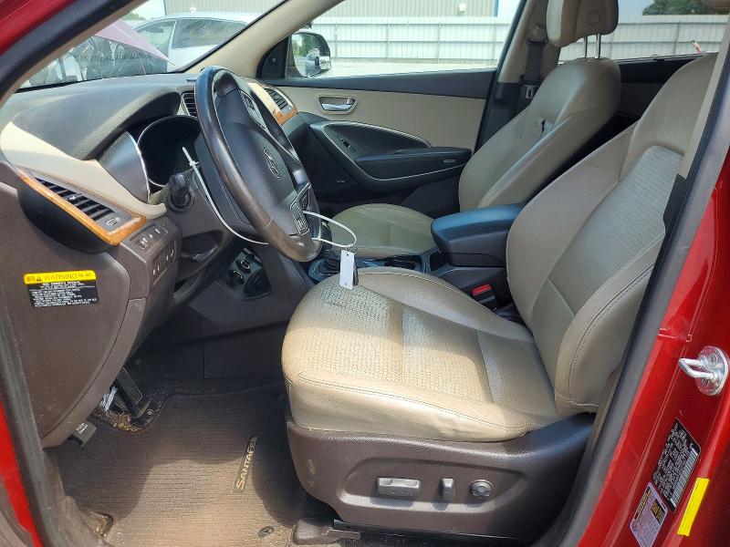 2014 Hyundai Santa fe VIN KM8SR4HF4EU077447 COPART salvage auction — FRONT END, Salvage Title, sold $225 on 2026-07-29 (photo 7)