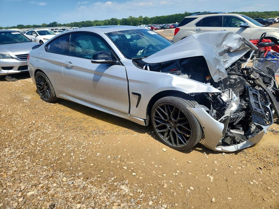 2015 BMW 4er VIN WBA3N7C59FK224067 COPART salvage auction — FRONT END, Mo - Salvage Certificate Of Title, sold $550 on 2026-07-30 (photo 4)