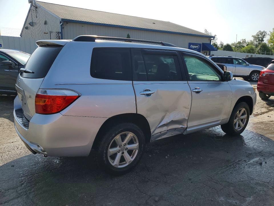 2008 Toyota Highlander VIN JTEDS41A382015629 COPART salvage auction — SIDE, KY - CERT OF TITLE-SALVAGE, sold $1,700 on 2026-07-27 (photo 3)