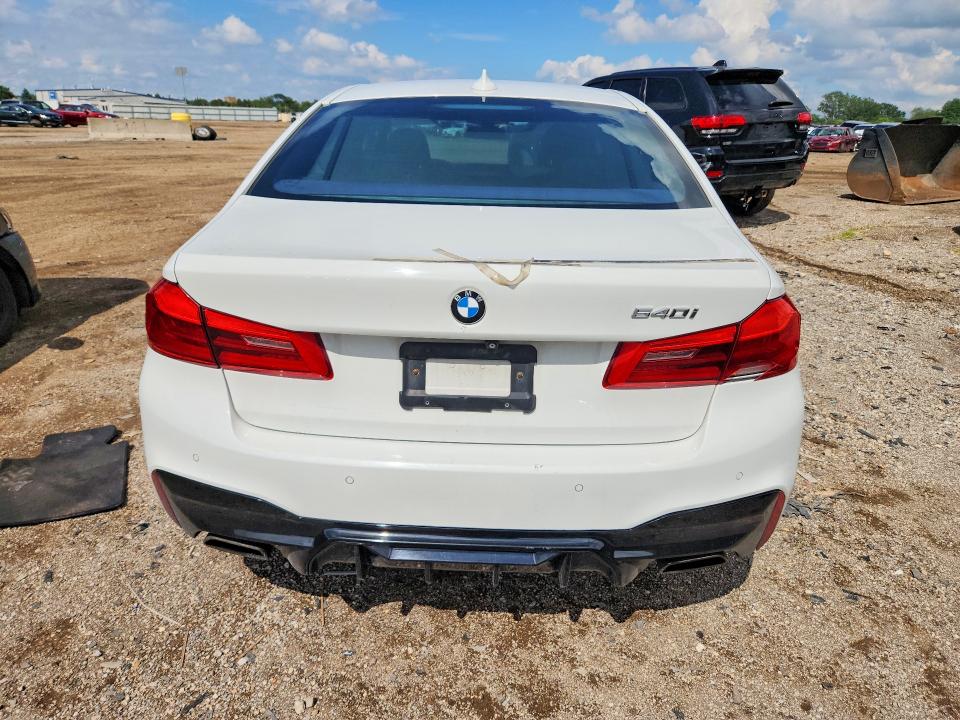 2018 BMW 5er VIN WBAJE5C58JWA95075 COPART salvage auction — FRONT END, Il - Salvage Certificate, sold $1,750 on 2026-07-28 (photo 6)