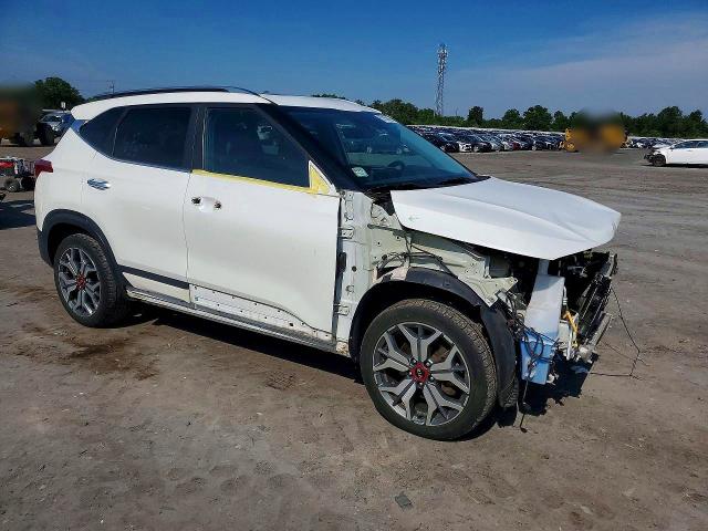 2021 Kia Seltos VIN KNDETCA23M7106602 COPART salvage auction — FRONT END, Va - Cert Of Title - Salvage, sold $3,100 on 2026-07-15 (photo 4)