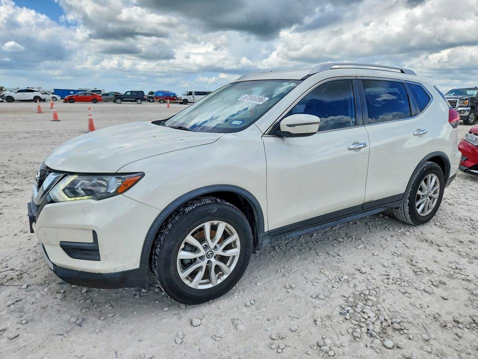 2017 Nissan Rogue VIN JN8AT2MT0HW385326 COPART salvage auction — SIDE, Tx - Salvage Vehicle Title, sold $3,700 on 2026-07-02 (photo 1)