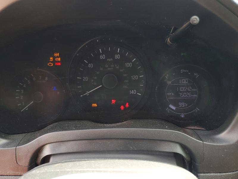 2019 Honda Hr-v VIN 3CZRU5H19KM729873 COPART salvage auction — FRONT END, Sc - Cert Of Title-Salvage, sold $275 on 2026-08-19 (photo 9)