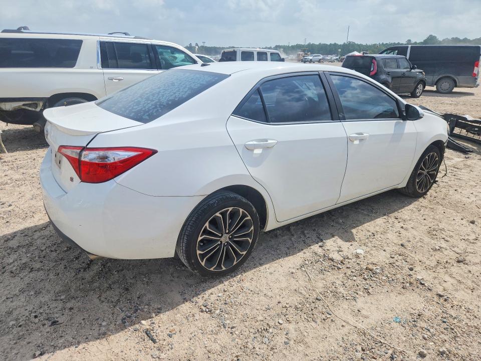 2015 Toyota Corolla VIN 5YFBURHE5FP307549 COPART salvage auction — FRONT END, Tx - Salvage Vehicle Title, sold $4,150 on 2026-07-24 (photo 3)