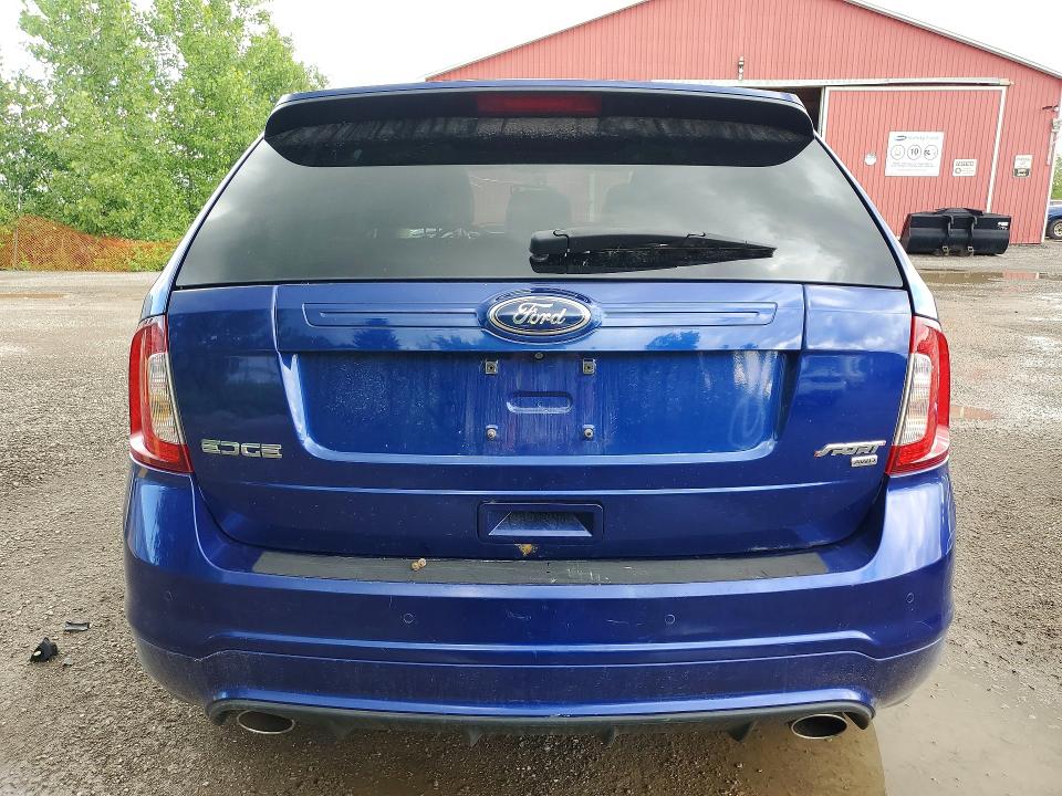 2013 Ford Edge VIN 2FMDK4AKXDBC35511 COPART salvage auction — FRONT END, On - Permit No Brand - Unfit, sold $500 on 2026-07-02 (photo 6)