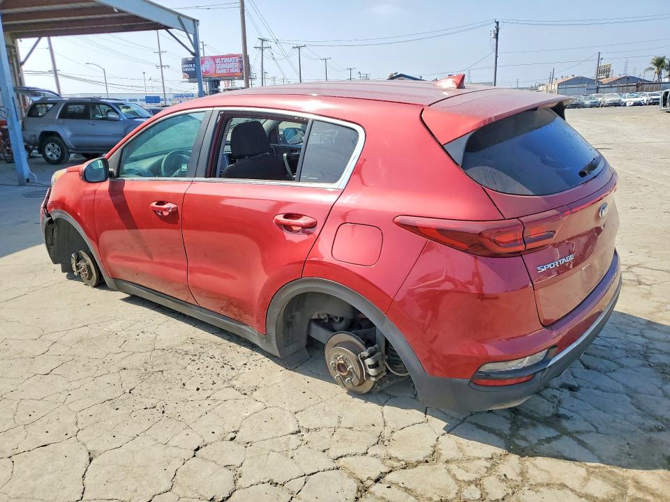 2020 Kia Sportage VIN KNDPM3AC2L7696398 COPART salvage auction — STRIPPED, Ca - Salvage Certificate, sold $3,250 on 2026-07-16 (photo 2)